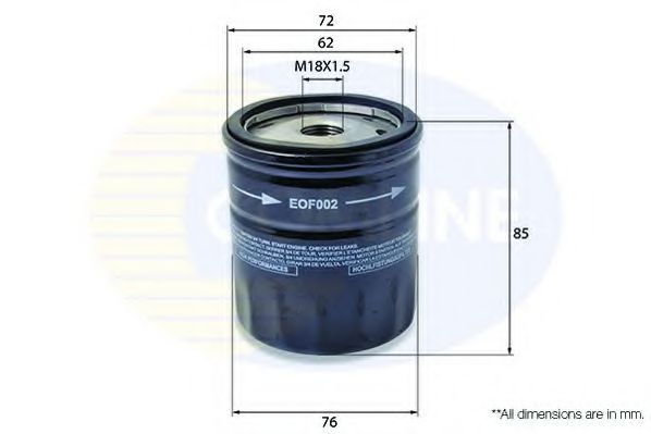 COMLINE EOF002 Масляный фильтр для OPEL TIGRA (Опель Тигра) COMLINE EOF002 Масляный фильтр для OPEL TIGRA (Опель Тигра)