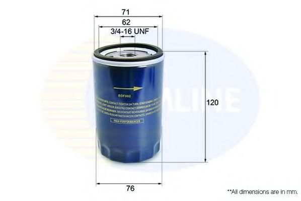 COMLINE EOF062 Масляный фильтр для JEEP (Джип) COMLINE EOF062 Масляный фильтр для JEEP (Джип)