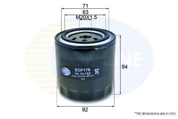 COMLINE EOF178 Масляный фильтр для JEEP (Джип) COMLINE EOF178 Масляный фильтр для JEEP (Джип)
