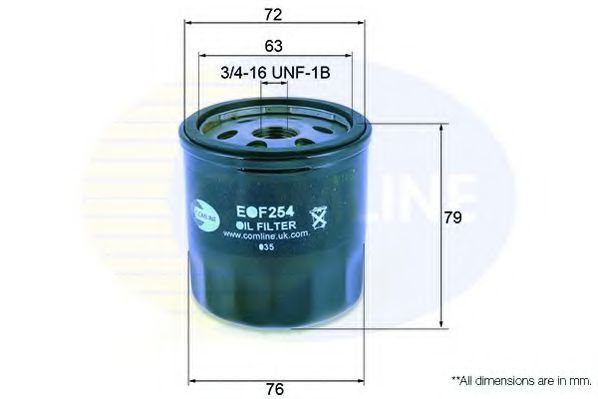 COMLINE EOF254 Масляный фильтр для VOLKSWAGEN (Фольксваген) COMLINE EOF254 Масляный фильтр для VOLKSWAGEN (Фольксваген)