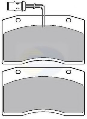 COMLINE CBP9018/8 Тормозные колодки для IVECO CITY CLASS (Ивеко Cитъ cласс)