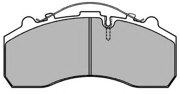 COMLINE ACV042KPX Тормозные колодки для DAF 95 XF (Даф 95 xф) COMLINE ACV042KPX Тормозные колодки для DAF 95 XF (Даф 95 xф)
