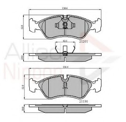 COMLINE ADB0150 Тормозные колодки для DAEWOO (Дэу) COMLINE ADB0150 Тормозные колодки для DAEWOO (Дэу)