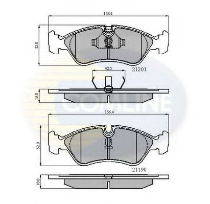 COMLINE CBP0150 Тормозные колодки для DAEWOO (Дэу) COMLINE CBP0150 Тормозные колодки для DAEWOO (Дэу)
