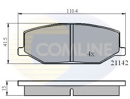 COMLINE CBP0195 Тормозные колодки для SUZUKI JIMNY SIERRA (Сузуки Жимнъ сиэрра) COMLINE CBP0195 Тормозные колодки для SUZUKI JIMNY SIERRA (Сузуки Жимнъ сиэрра)