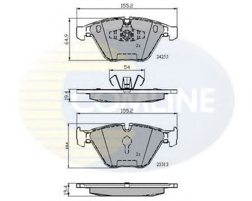 COMLINE CBP01700 Тормозные колодки для BMW (Бмв) COMLINE CBP01700 Тормозные колодки для BMW (Бмв)