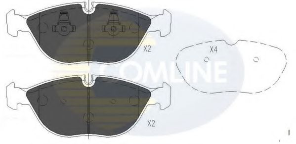 COMLINE CBP01003 Тормозные колодки для ROLLSROYCE (Роллсроъcэ) COMLINE CBP01003 Тормозные колодки для ROLLSROYCE (Роллсроъcэ)