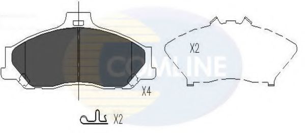 COMLINE CBP31245 Тормозные колодки для MAZDA PROCEED/DRIFTER (Мазда Просид/дрифтэр) COMLINE CBP31245 Тормозные колодки для MAZDA PROCEED/DRIFTER (Мазда Просид/дрифтэр)