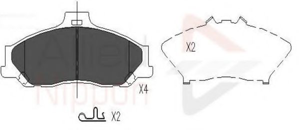 COMLINE ADB31245 Тормозные колодки для MAZDA PROCEED/DRIFTER (Мазда Просид/дрифтэр) COMLINE ADB31245 Тормозные колодки для MAZDA PROCEED/DRIFTER (Мазда Просид/дрифтэр)
