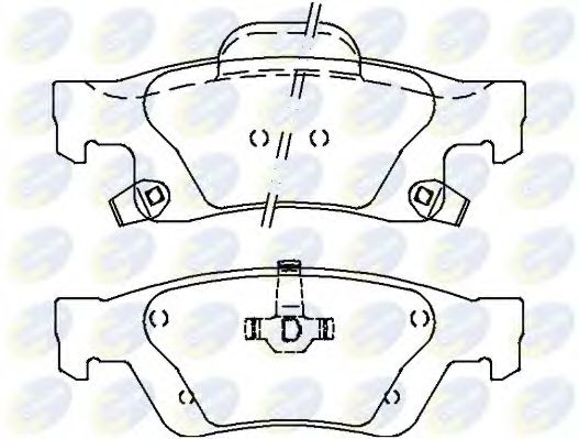 COMLINE CBP36076 Тормозные колодки для DODGE DURANGO (Додж Дуранго) COMLINE CBP36076 Тормозные колодки для DODGE DURANGO (Додж Дуранго)