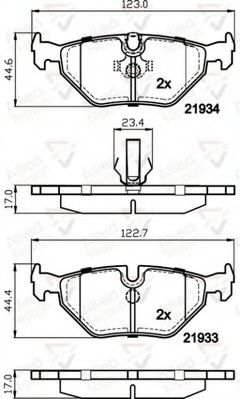 COMLINE ADB01024 Тормозные колодки для BMW (Бмв) COMLINE ADB01024 Тормозные колодки для BMW (Бмв)