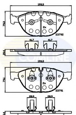 COMLINE CBP06000 Тормозные колодки для ROLLS-ROYCE PHANTOM (Ролс-ройс Пхантом) COMLINE CBP06000 Тормозные колодки для ROLLS-ROYCE PHANTOM (Ролс-ройс Пхантом)