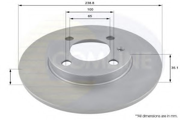COMLINE ADC1402 Тормозной диск для AUDI 80 (Ауди 80) COMLINE ADC1402 Тормозной диск для AUDI 80 (Ауди 80)