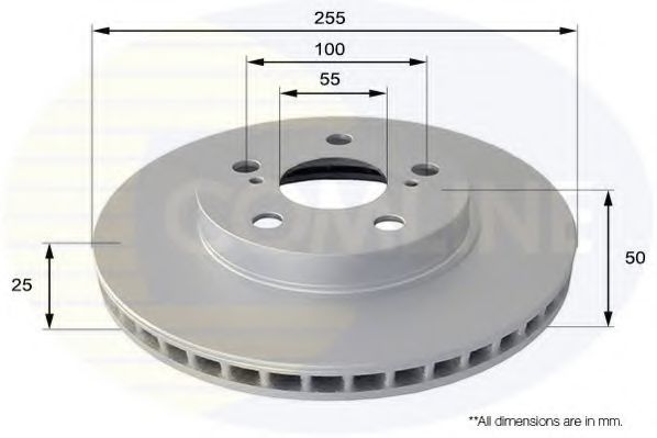 COMLINE ADC0101V Тормозной диск для TOYOTA CARINA E (Тойота/тоета Карина е) COMLINE ADC0101V Тормозной диск для TOYOTA CARINA E (Тойота/тоета Карина е)
