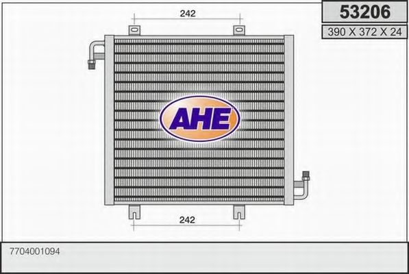 AHE 53206 Конденсатор, кондиционер для RENAULT 9 (Рено 9) AHE 53206 Конденсатор, кондиционер для RENAULT 9 (Рено 9)