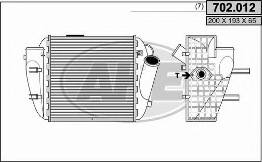 AHE 702.012 Интеркулер 