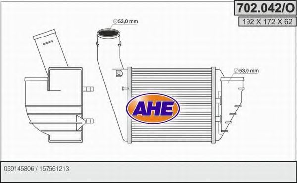 AHE 702.042/O Интеркулер 