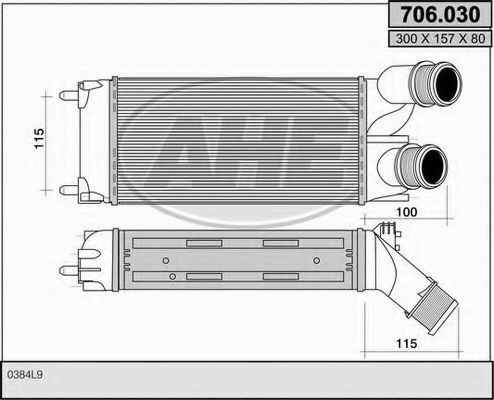 AHE 706.030 Интеркулер 