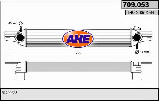 AHE 709.053 Интеркулер 
