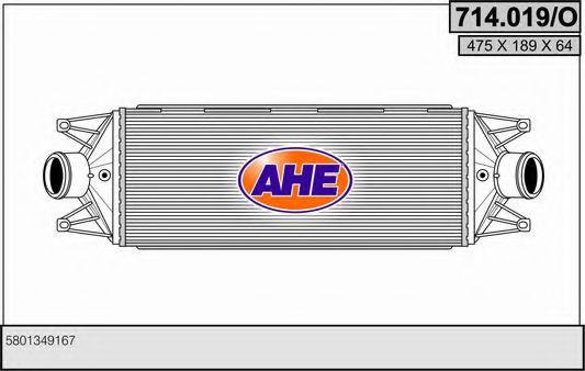 AHE 714.019/O Интеркулер 