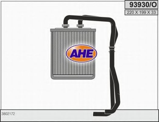 AHE 93930/O Теплообменник, отопление салона для IVECO DAILY IV (Ивеко Даилъ иv) AHE 93930/O Теплообменник, отопление салона для IVECO DAILY IV (Ивеко Даилъ иv)