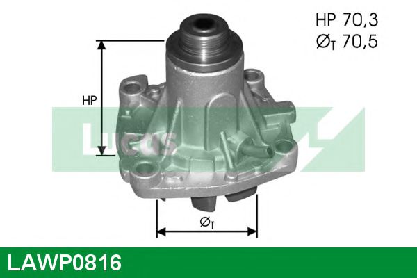 LUCAS ENGINE DRIVE LAWP0816 Водяной насос для CHRYSLER (Крайслер) LUCAS ENGINE DRIVE LAWP0816 Водяной насос для CHRYSLER (Крайслер)