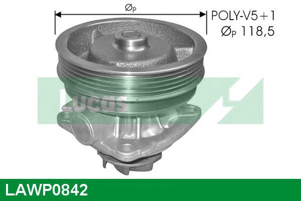 LUCAS ENGINE DRIVE LAWP0842 Водяной насос для LANCIA (Лансиа/лянча) LUCAS ENGINE DRIVE LAWP0842 Водяной насос для LANCIA (Лансиа/лянча)