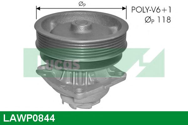 LUCAS ENGINE DRIVE LAWP0844 Водяной насос для CITROËN JUMPY (CитроËн Джампи) LUCAS ENGINE DRIVE LAWP0844 Водяной насос для CITROËN JUMPY (CитроËн Джампи)