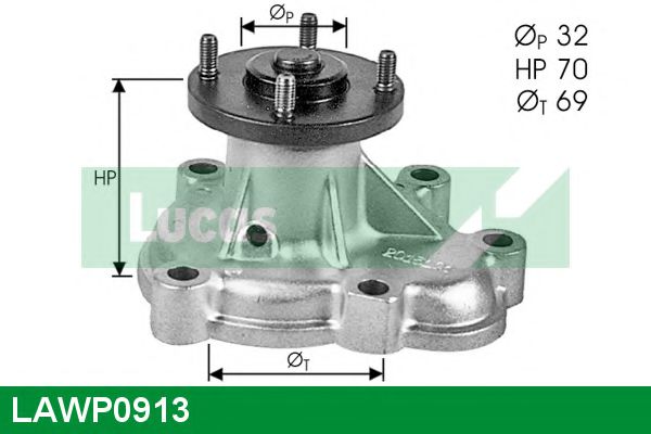 LUCAS ENGINE DRIVE LAWP0913 Водяной насос для OPEL COMBO (Опель Комбо) LUCAS ENGINE DRIVE LAWP0913 Водяной насос для OPEL COMBO (Опель Комбо)