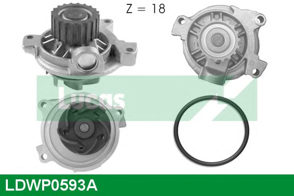 LUCAS ENGINE DRIVE LDWP0593A Водяной насос для VOLKSWAGEN T4 MULTIVAN (Фольксваген Т4 мултиvан) LUCAS ENGINE DRIVE LDWP0593A Водяной насос для VOLKSWAGEN T4 MULTIVAN (Фольксваген Т4 мултиvан)