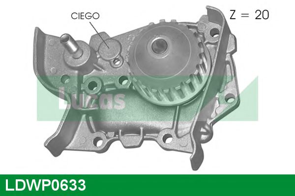 LUCAS ENGINE DRIVE LDWP0633 Водяной насос для RENAULT MEGANE SCENIC (Рено Меган сценик) LUCAS ENGINE DRIVE LDWP0633 Водяной насос для RENAULT MEGANE SCENIC (Рено Меган сценик)