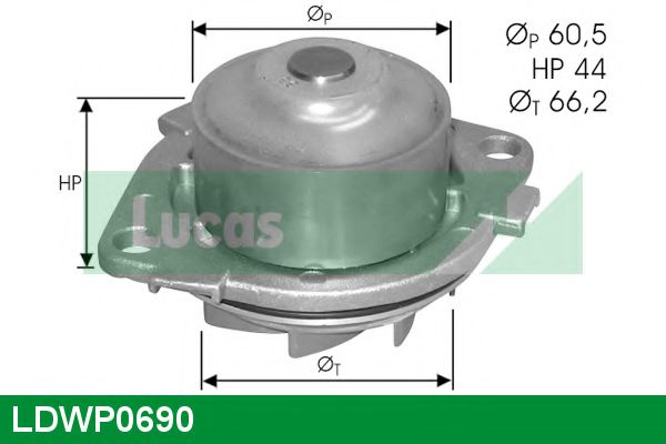 LUCAS ENGINE DRIVE LDWP0690 Водяной насос для FIAT MAREA (Фиат Мареа) LUCAS ENGINE DRIVE LDWP0690 Водяной насос для FIAT MAREA (Фиат Мареа)