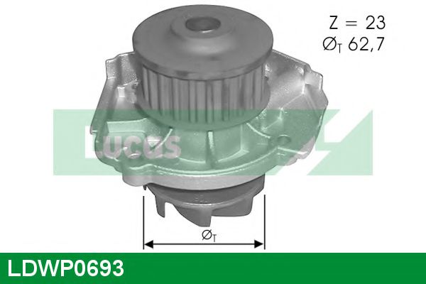 LUCAS ENGINE DRIVE LDWP0693 Водяной насос для FIAT STILO (Фиат Стило) LUCAS ENGINE DRIVE LDWP0693 Водяной насос для FIAT STILO (Фиат Стило)