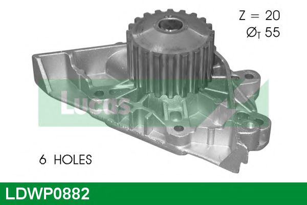 LUCAS ENGINE DRIVE LDWP0882 Водяной насос для LANCIA PHEDRA (Лансиа/лянча Федра) LUCAS ENGINE DRIVE LDWP0882 Водяной насос для LANCIA PHEDRA (Лансиа/лянча Федра)