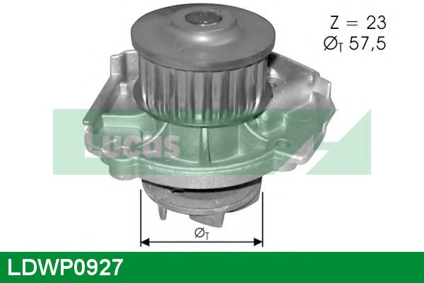 LUCAS ENGINE DRIVE LDWP0927 Водяной насос для FIAT STILO (Фиат Стило) LUCAS ENGINE DRIVE LDWP0927 Водяной насос для FIAT STILO (Фиат Стило)