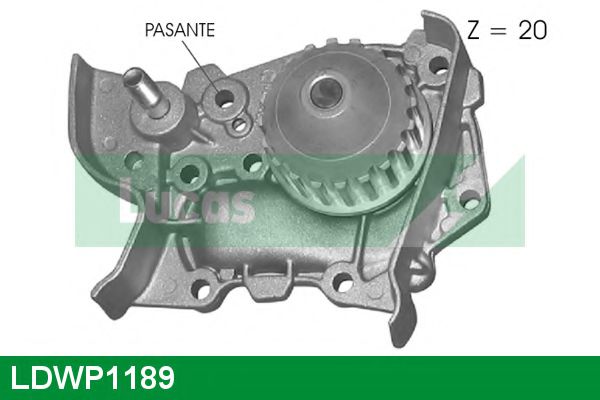 LUCAS ENGINE DRIVE LDWP1189 Водяной насос для RENAULT MEGANE I (Рено Меган 1) LUCAS ENGINE DRIVE LDWP1189 Водяной насос для RENAULT MEGANE I (Рено Меган 1)