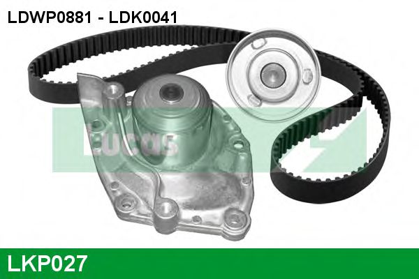 LUCAS ENGINE DRIVE LKP027 Комплект ремня ГРМ для RENAULT MEGANE II (Рено Меган 2) LUCAS ENGINE DRIVE LKP027 Комплект ремня ГРМ для RENAULT MEGANE II (Рено Меган 2)