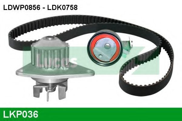 LUCAS ENGINE DRIVE LKP036 Комплект ремня ГРМ для PEUGEOT 206 (Пежо 206) LUCAS ENGINE DRIVE LKP036 Комплект ремня ГРМ для PEUGEOT 206 (Пежо 206)