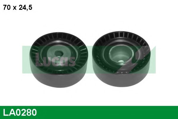 LUCAS ENGINE DRIVE LA0280 Паразитный ведущий ролик, поликлиновой ремень сверху для BMW 7 (Бмв 7) LUCAS ENGINE DRIVE LA0280 Паразитный ведущий ролик, поликлиновой ремень сверху для BMW 7 (Бмв 7)