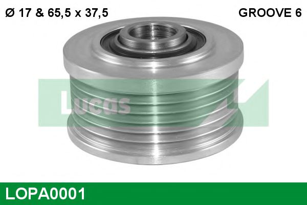 LUCAS ENGINE DRIVE LOPA0001 Механизм свободного хода генератора 