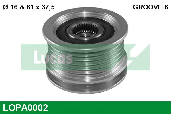 LUCAS ENGINE DRIVE LOPA0002 Механизм свободного хода генератора для MERCEDES-BENZ SPRINTER 3-T (Мэрcэдэс-бэнз Спринтэр 3-т) LUCAS ENGINE DRIVE LOPA0002 Механизм свободного хода генератора для MERCEDES-BENZ SPRINTER 3-T (Мэрcэдэс-бэнз Спринтэр 3-т)