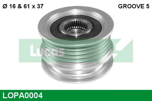 LUCAS ENGINE DRIVE LOPA0004 Механизм свободного хода генератора 