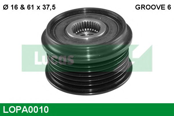 LUCAS ENGINE DRIVE LOPA0010 Механизм свободного хода генератора 