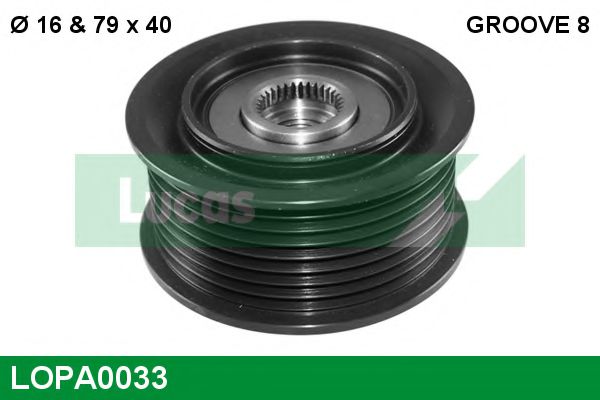 LUCAS ENGINE DRIVE LOPA0033 Механизм свободного хода генератора для SUZUKI X-90 (Сузуки X-90) LUCAS ENGINE DRIVE LOPA0033 Механизм свободного хода генератора для SUZUKI X-90 (Сузуки X-90)