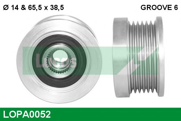 LUCAS ENGINE DRIVE LOPA0052 Механизм свободного хода генератора для HYUNDAI ELANTRA LAVITA (Хендай Элантра лавита) LUCAS ENGINE DRIVE LOPA0052 Механизм свободного хода генератора для HYUNDAI ELANTRA LAVITA (Хендай Элантра лавита)