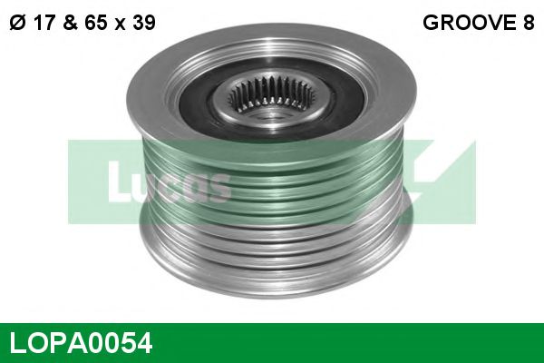 LUCAS ENGINE DRIVE LOPA0054 Механизм свободного хода генератора для MAZDA PREMACY (Мазда Premacy) LUCAS ENGINE DRIVE LOPA0054 Механизм свободного хода генератора для MAZDA PREMACY (Мазда Premacy)