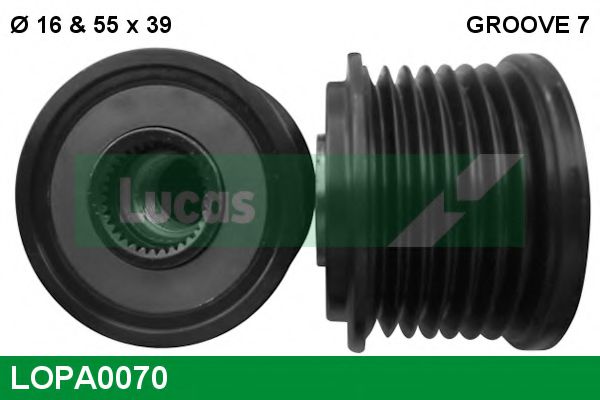 LUCAS ENGINE DRIVE LOPA0070 Механизм свободного хода генератора для MERCEDES-BENZ R-CLASS (Мэрcэдэс-бэнз Р-cласс) LUCAS ENGINE DRIVE LOPA0070 Механизм свободного хода генератора для MERCEDES-BENZ R-CLASS (Мэрcэдэс-бэнз Р-cласс)