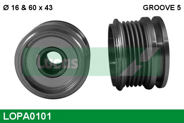 LUCAS ENGINE DRIVE LOPA0101 Механизм свободного хода генератора для OPEL SIGNUM (Опель Сигнум) LUCAS ENGINE DRIVE LOPA0101 Механизм свободного хода генератора для OPEL SIGNUM (Опель Сигнум)