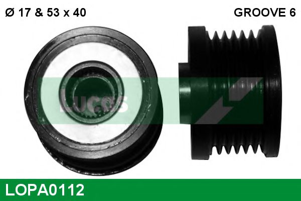 LUCAS ENGINE DRIVE LOPA0112 Механизм свободного хода генератора для NISSAN TIIDA (Ниссан Т2да) LUCAS ENGINE DRIVE LOPA0112 Механизм свободного хода генератора для NISSAN TIIDA (Ниссан Т2да)