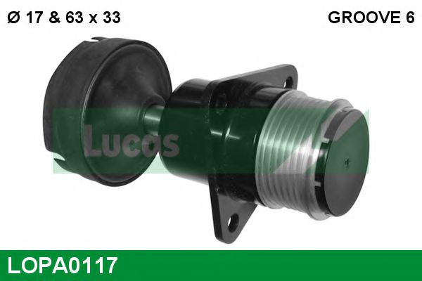 LUCAS ENGINE DRIVE LOPA0117 Механизм свободного хода генератора 